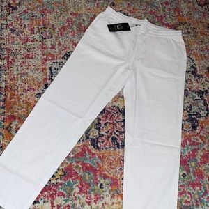 Men’s White Canvas Pants Size 34